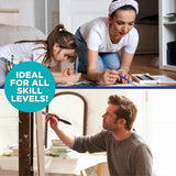 Horizon Group USA Stretched Canvas 11"" x 14"" 8 PK, 16mm Thick, 100% Cotton, for Painting, Pouring, Oil Paint, Multi-Media Art, 8-Pack (204039) Horizon Group USA