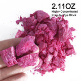 Renfio Candle Dye - 2.11oz/60g Pink, Highly Concentrated Wax Dye for Soy Wax, Bulk Blocks, Coloring Dyes, Chips, Candle Making Kit Renfio