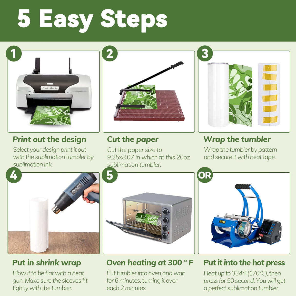 Joyclub Sublimation Tumblers 30 oz Blank Tumblers for Sublimation Skinny Bulk Double Wall Insulated Cups with Individually Gift Boxed and Shrink Wrap Films for Heat Transfer 10 Pack Joyclub
