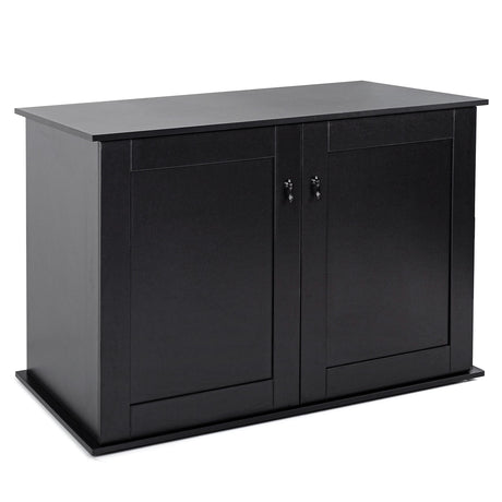 REPTI ZOO Storage Cabinet Terrarium Stand 48" x 24" x 30" for 30" Aquarium Tanks Reptile Terrariums, 6 Large Storage Shelves for Accessories Organization, Extra Holes for Wire Pass REPTI ZOO