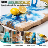 Demorex Epoxy Resin 2 Gallon Kit, Upgraded Crystal Clear Resin Epoxy Food Safe, Self Leveling & Bubble Free Epoxy Resin with Anti-Yellowing for Coating, Casting, Molds, Jewelry Making, DIY Demorex