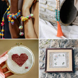 187Pcs Embroidery Floss Kit, 150 Colors Cross Stitch Thread Tools with Organizer Storage Box, Include Scissors, Thimble, Sewing Needle, Threader and Remover, Friendship Bracelet String Make BDS-HOME