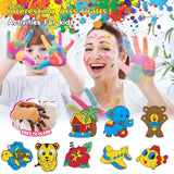 Window Paint Art, 36 Suncatchers Double Craft Kit for Kids – Children’s Make Your Own Fun Suncatcher Set Suction Cups DIY Car & Mirror Arts Crafts Children CAPKIT