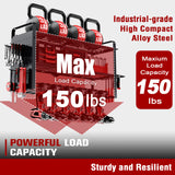 Power Tool Organizer Wall Mount - Pegboard with 7 Drill Holder - Heavy Duty Metal Tool Shelf for Garage Organization Toyear