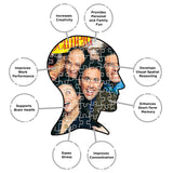 Seinfeld Cast 500 Piece Jigsaw Puzzle AQUARIUS