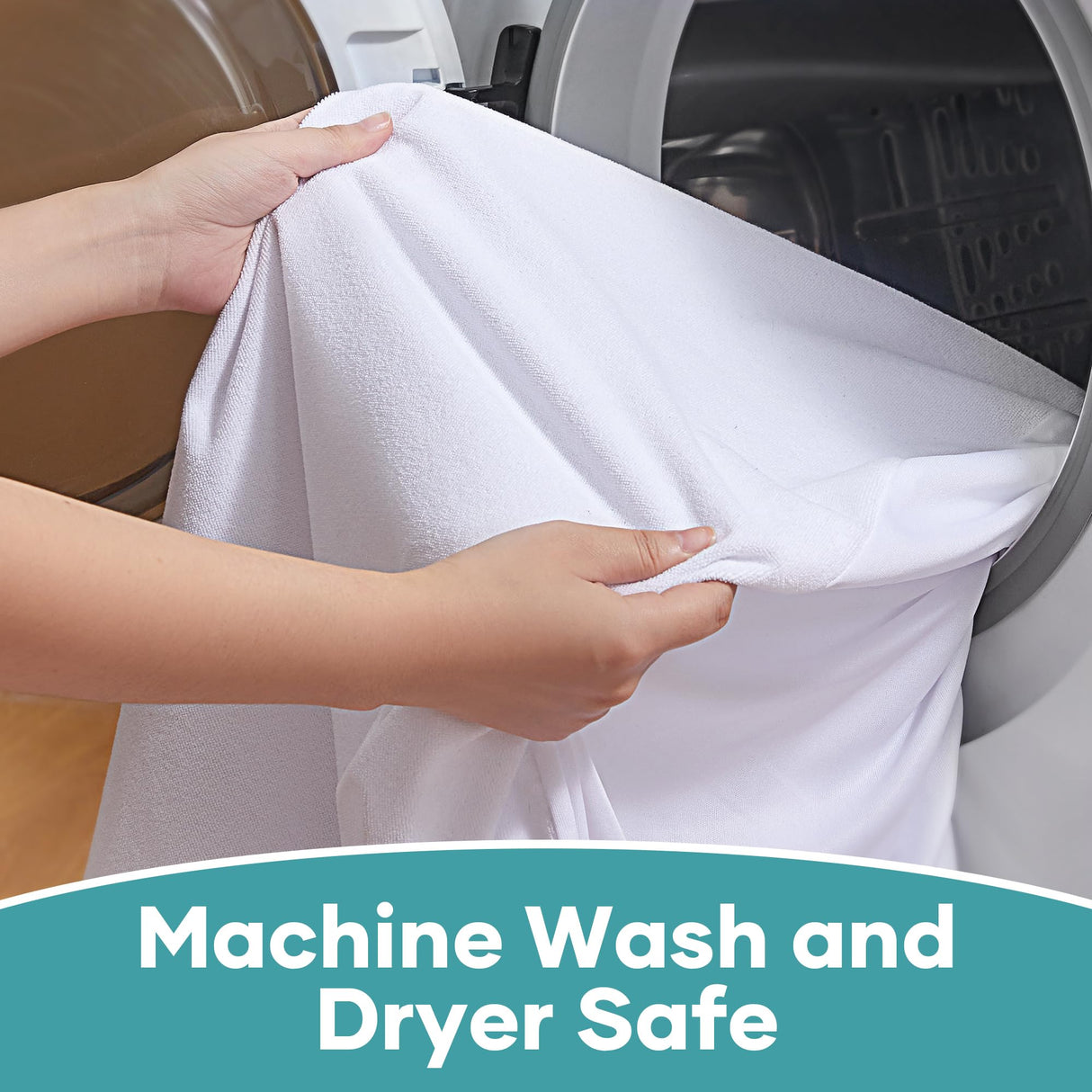 OhGeni 100% Waterproof Mattress Protector, King Size, Fitted Sheet with Deep Pockets, 6''-18'', Premium Noiseless Breathable Soft Material, Mattresses Cover for Bed OhGeni