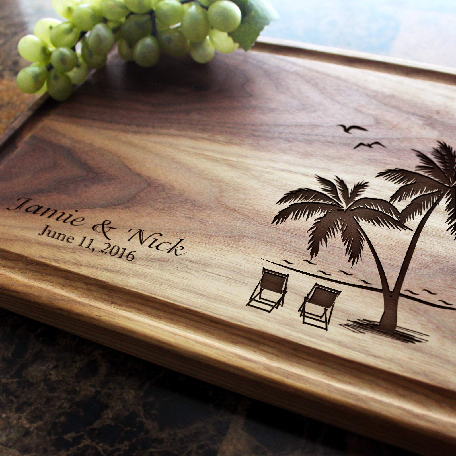 Straga Personalized Cutting Boards | Handmade Wood Engraved Charcuterie | Custom Fun Retirement Gift for Employees, Co-Workers or Friends - WoodArtSupply