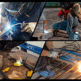 Prostormer Welding Machine, MIG/TIG/MMA 3 in 1 Multifunctional Welder with Digital Display, Electrode Holder, Earth Clamp, Input Power Adapter Cable and Brush Prostormer