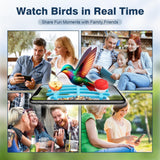 Bird Feeder with Camera, 2K HD AI Identify Bird Species & 64G SD Card, Smart Bird House with Cam, Solar Bird Feeder Camera, Bird Watching Camera, Auto Capture Bird Videos, Gifts for Bird Lovers AUTGA