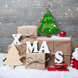 8 x 10 Inch Wooden Christmas Tree Cutout Christmas Unfinished Wooden Ornaments Blank Christmas Tree Craft Wooden Decorations for DIY Christmas Party Decor (12 Pieces) Jetec