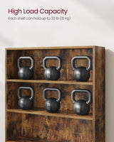 VASAGLE Custos Collection - Bookshelf, 3-Tier Bookcase, Book Shelf, Open Storage Shelf, 9.4 x 31.5 x 32 Inches, for Living Room, Home Office, Dinning Room, Rustic Brown ULBC173X01 VASAGLE