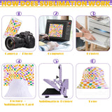 Framendino, 6 Pack Sublimation DIY Bucket Hats Blank Beach Fishing Caps White for Men Women Framendino