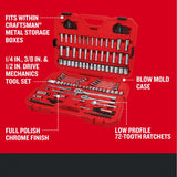 CRAFTSMAN Mechanics Tool Set, 1/4 and 3/8 Inch Drive, 135 Piece (CMMT12124) Craftsman