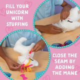 Craft-tastic - Make a Friend Unicorn - Mini Sewing Kit, Arts and Crafts, Kids Crafts, Craft Kit Makes 1 Easy-to-Sew Stuffie with Accessories, Bonus Travel Tote Included Ages 6+ Craft-tastic