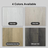 OAKHAM HOME Oxford 2 Drawer Nightstand, End Table with Charging Station, Night Stand with Fluted Panel, Farmhouse Sofa/Bed Side Table Set of 2 (Sunwashed Ash Oak) OAKHAM HOME