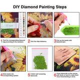 KTHOFCY 5D DIY Diamond Painting Kits for Adults Kids Skull Flower and Moon Full Drill Embroidery Cross Stitch Crystal Rhinestone Paintings Pictures Arts Wall Decor Painting Dots Kits 15.7X11.8 in KTHOFCY