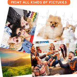 12 Sets Blank White Jigsaw Puzzles,Sublimation Puzzle Craft,White DIY Custom Puzzle for Heat Press Thermal Transfer Puzzle Craft(A5-20 Style) Dduolammng