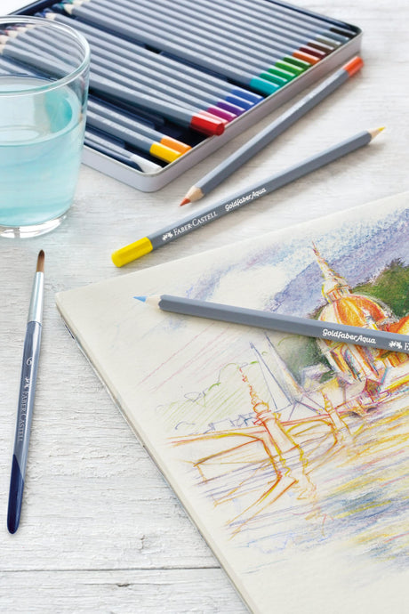 Faber-Castell Creative Studio Goldfaber Watercolor Pencils (24 Count) Faber-Castell