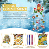 Ginfonr Wind Chimes Diamond Art Kit for Adults, 3D Suncatchers Christmas DIY Craft Kit with Crystal Pendant Hanging Ornaments, Acrylic Windcatcher for Patio, Backyard, Indoor & Outdoor Decor Ginfonr