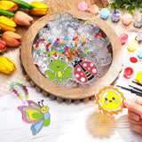 WinnerWhy 30 Sets Suncatchers Window Art Kits, DIY Sun Catchers Bulk Crafts Paint Your Own Window Ornaments for Boys Girls Classroom Home Party Birthday Activity Decor (Vibrant Style) WinnerWhy