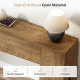 Tribesigns 71-Inch Long Console Table for Entryway, Farmhouse Sofa Console Behind Couch, Entry Table for Hallway, Foyer, Living Room, Burlywood Tribesigns