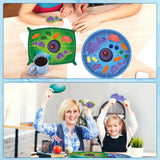 VercanMonth 2 Set Giant Felt Animal and Plant Cell Anatomy Model Kits Early Biology Cell Model Life Science Toys Animal Plant Bacteria Science Kit for Boys Girls Classroom Educational Learning VercanMonth
