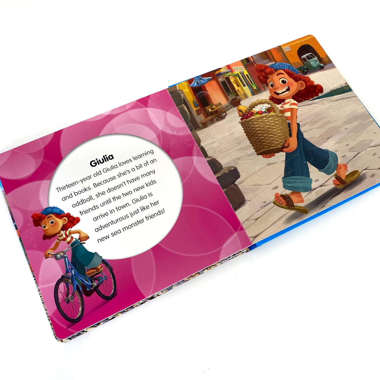 Disney / Pixar Luca My First Puzzle Book - Jigsaw Puzzles for kids, 10-page board book, 5 puzzles to enjoy Phidal