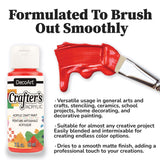 DecoArt Crafter’s Acrylic Paint Set, 24 (2 fl oz/59 ml) Assorted Matte Finish Colors, DIY Arts And Crafts Acrylic Paint, 48 Fl Oz(Pack of 1) DecoArt