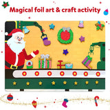 Skillmatics Foil Fun - Holiday Magic, No Mess Art for Kids, Christmas Craft Kits & Supplies, DIY Creative Activity, Travel Toys, Gifts for Boys & Girls Ages 4, 5, 6, 7, 8, 9 Skillmatics