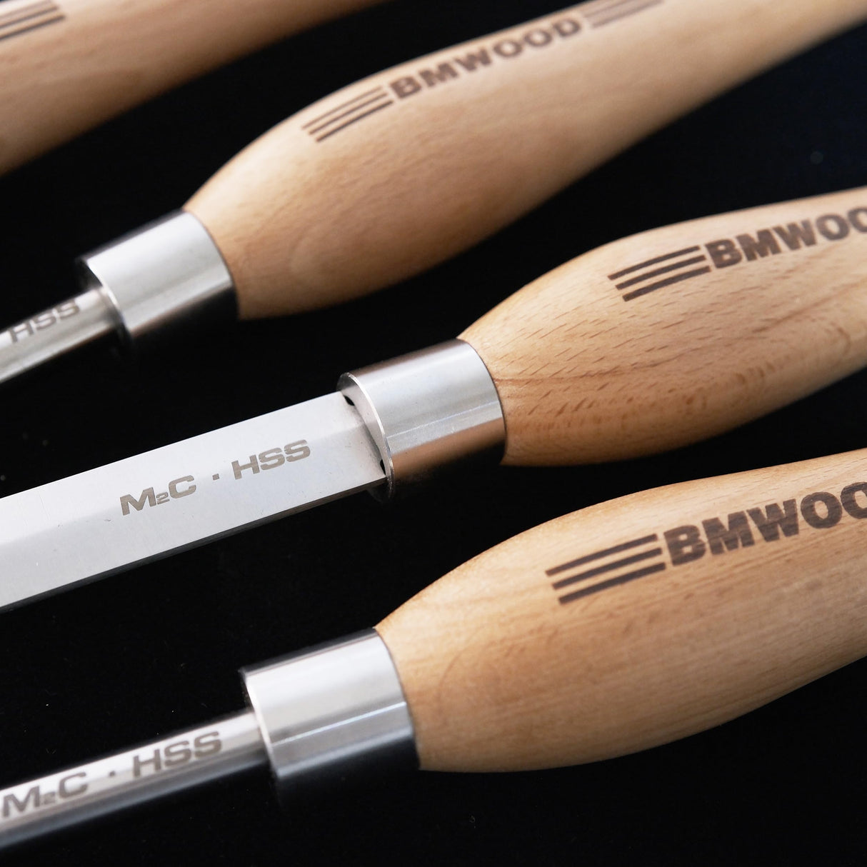 BMWOOD Cryo M2 HSS 5/8" Spindle Gouge with Beech Handle Length 15-1/2", Woodlathe Chisels for Woodturning BMWOOD