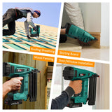 NEU MASTER Upgraded Brad Nailer, 18 Gauge Nail Gun Battery Powered with Brushless Motor, 20V Max Cordless Nail Gun, Adjustable Depth, Ideal for Roofing, Sheathing, Framing, Woodworking NEU MASTER