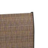 Outsunny Outdoor Bar Stools with Armrests, Set of 2 360° Swivel Bar Height Patio Chairs with High-Density Mesh Fabric, Steel Frame Dining Chairs for Balcony, Poolside, Backyard, Brown Outsunny