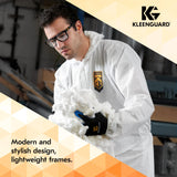 KLEENGUARD™ V30 Maverick™ Safety Glasses (56567), Clear Lenses with KleenVision™ Anti-Fog coating, Black Frame, Carrying Case, Eyewear for Men and Women KLEENGUARD