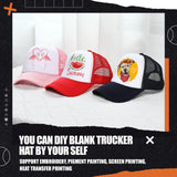 10 Pcs Sublimation Blank Trucker Hats Bulk Mesh Baseball Cap Polyester Mesh Trucker Hat for Men and Women (Multicolor) Tarpop