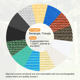 Artpuch Sun Shade Sail, 10'x13' Sand Rectangle, Curved Edged Commercial Grade 185GSM Permeable Outdoor Shade Cloth for Deck, Backyard, Patio (Custom Sizes Made) Artpuch