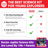 Doctor Jupiter Space Science Toy, Crafts Kit for Kids Ages 8-9-10-11-12-13-14 | Birthday Gifts for Boys 8+ Years Old | STEM Toy with 50+ Experiments | Learning & Educational Kits Doctor Jupiter