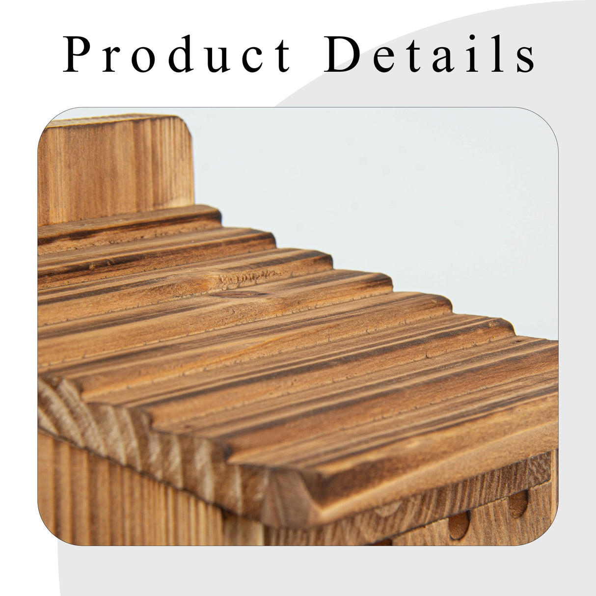 BalterFF Bee Houses for The Garden Insect Bee Hotel Carpenter Wood Bee House of Outside Box BalterFF