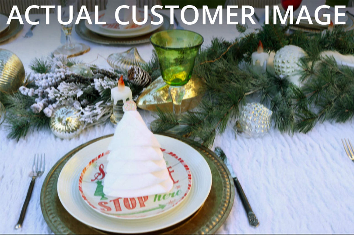 White Cotton Napkins Cloth 20 x 20 Oversized 100% Natural Bulk Linens for Dinner, Events, Weddings by Aunti Em's Kitchen, Set of 12 Aunti Em's Kitchen