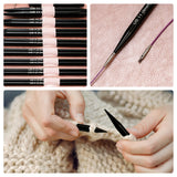 Froggod 4.53-inch (11.5cm) Interchangeable Circular Knitting Needles Set Aluminum US Sizes 2.5, 4, 5, 6, 7, 8, 9, 10, 11 with Interchangeable Knitting Needles and Cables, Accessories and Case, 9 Pairs Froggod