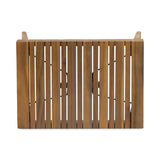 Christopher Knight Home Hilton Outdoor Acacia Wood Folding Side Table, Teak Finish Christopher Knight Home