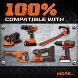 Masione 3.8Ah 20V Repalcement for Black and Decker 20V Lithium Battery LBXR20 LBXR2020-OPE Compatible with Black and Decker 20V Battery Cordless Tools and Outdoor Equipment (2-Pack) Masione