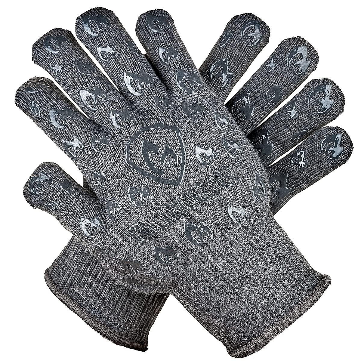 Grill Armor Oven Gloves 932°F Extreme Heat & Cut Resistant Oven Mitts with Fingers for BBQ, Cooking, Grilling, Baking – Accessory for Smoker, Cast Iron, Fire Pit, Camping, Fireplace and More Grill Armor Gloves