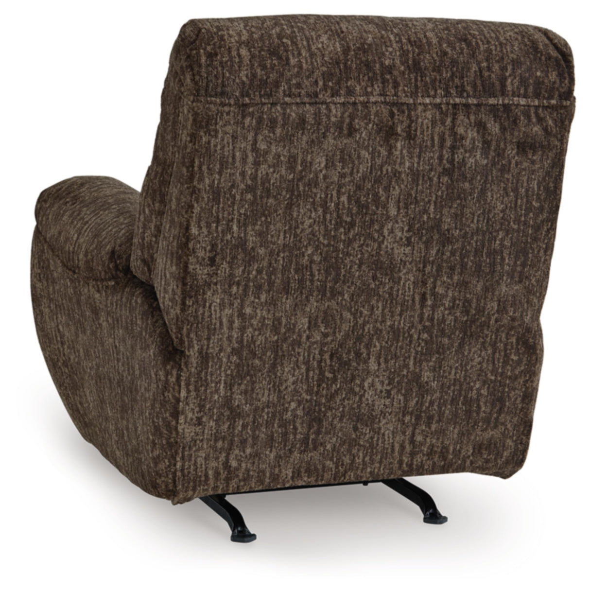 Signature Design by Ashley Rampant Casual Manual Rocker Recliner with Pillow-Top Arms, Dark Brown Signature Design by Ashley