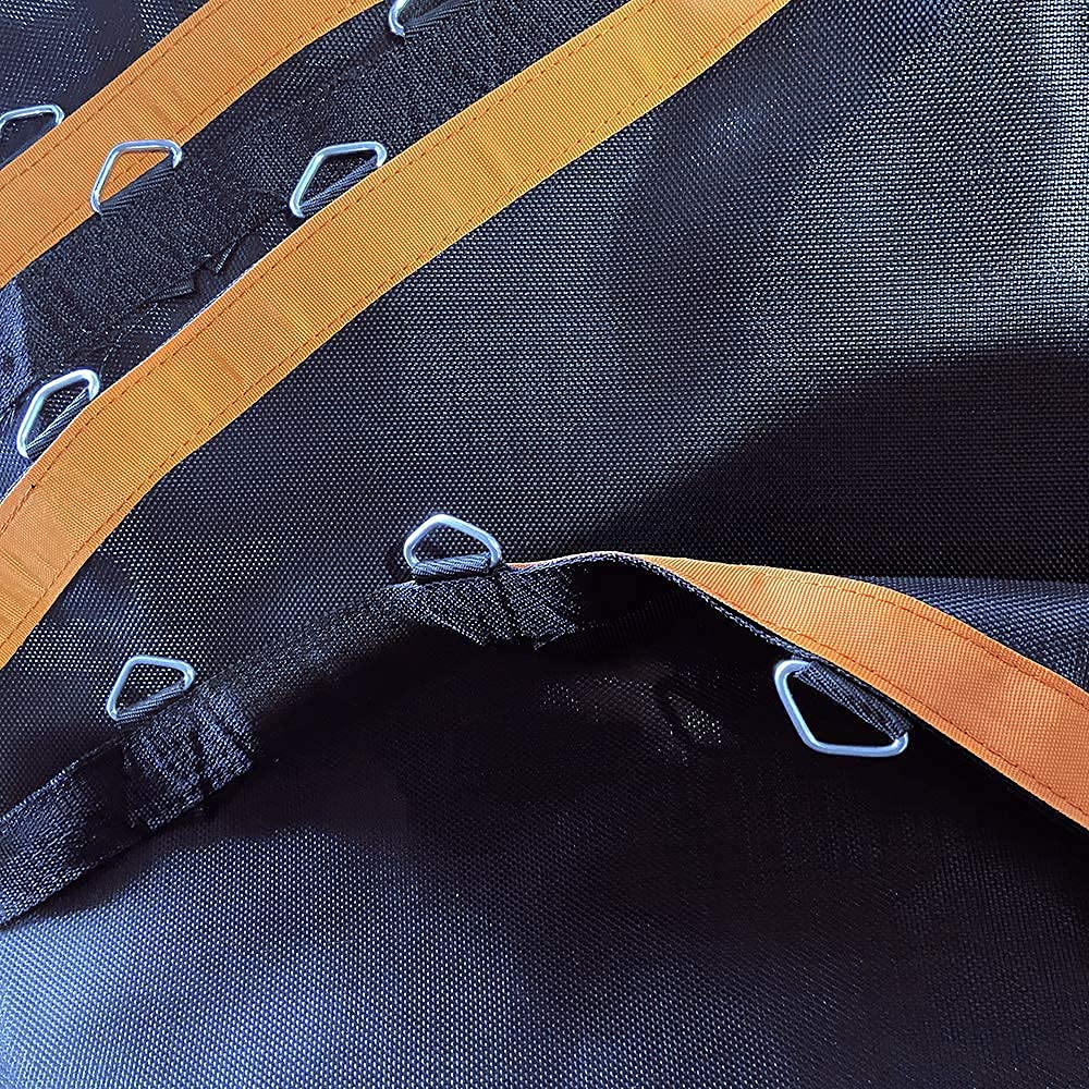 JumpTastic Replacement Trampoline Mat Fits14FT Trampoline Frame with 72 Pcs V-Ring Using 5.5in Spring(Not Include Spring | Mat's Diameter: 150in) Jump Tastic Trampoline