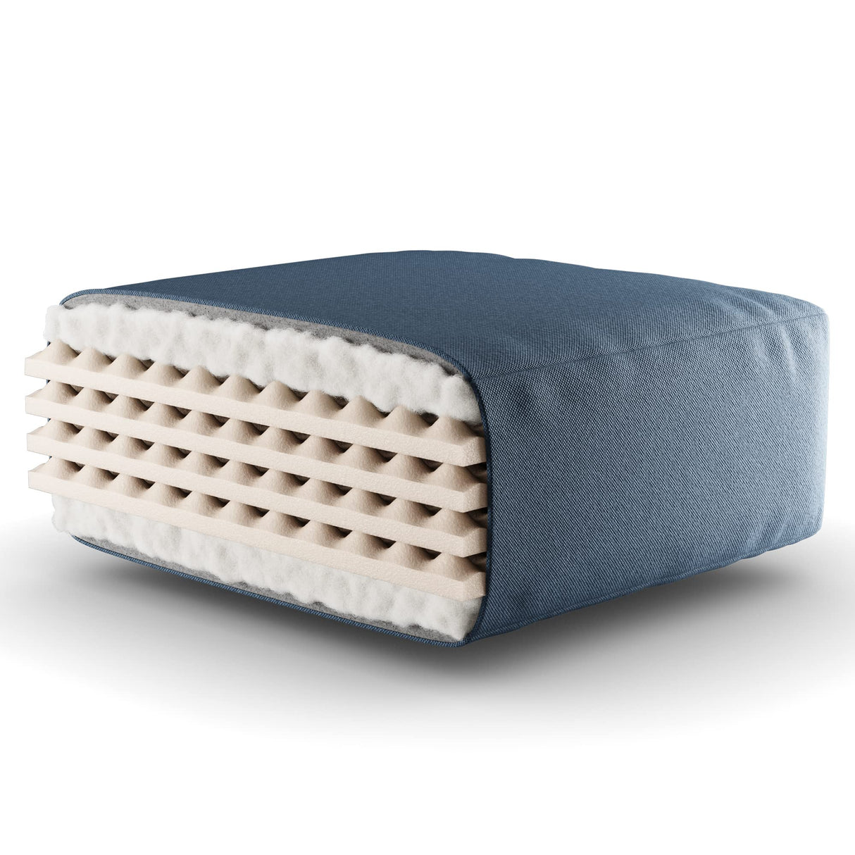 Royal Sleep Products by The Futon Factory 8 inch Foam Futon Mattress - Solid Hunter Green Cover - Full Size - CertiPUR Certified Foams - Made in USA - (Frame not Included) Royal Sleep Products
