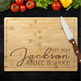 Personalized Cutting Board, Housewarming Gift, Wedding Gift, Charcuterie Board, Engagement Gift, Bridal Shower, Engagement Present American Sign Letters