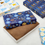 SUNCOLOR 12 Pack 14" Blue Large Christmas Gift Boxes With Lids For Clothes Presents SUNCOLOR