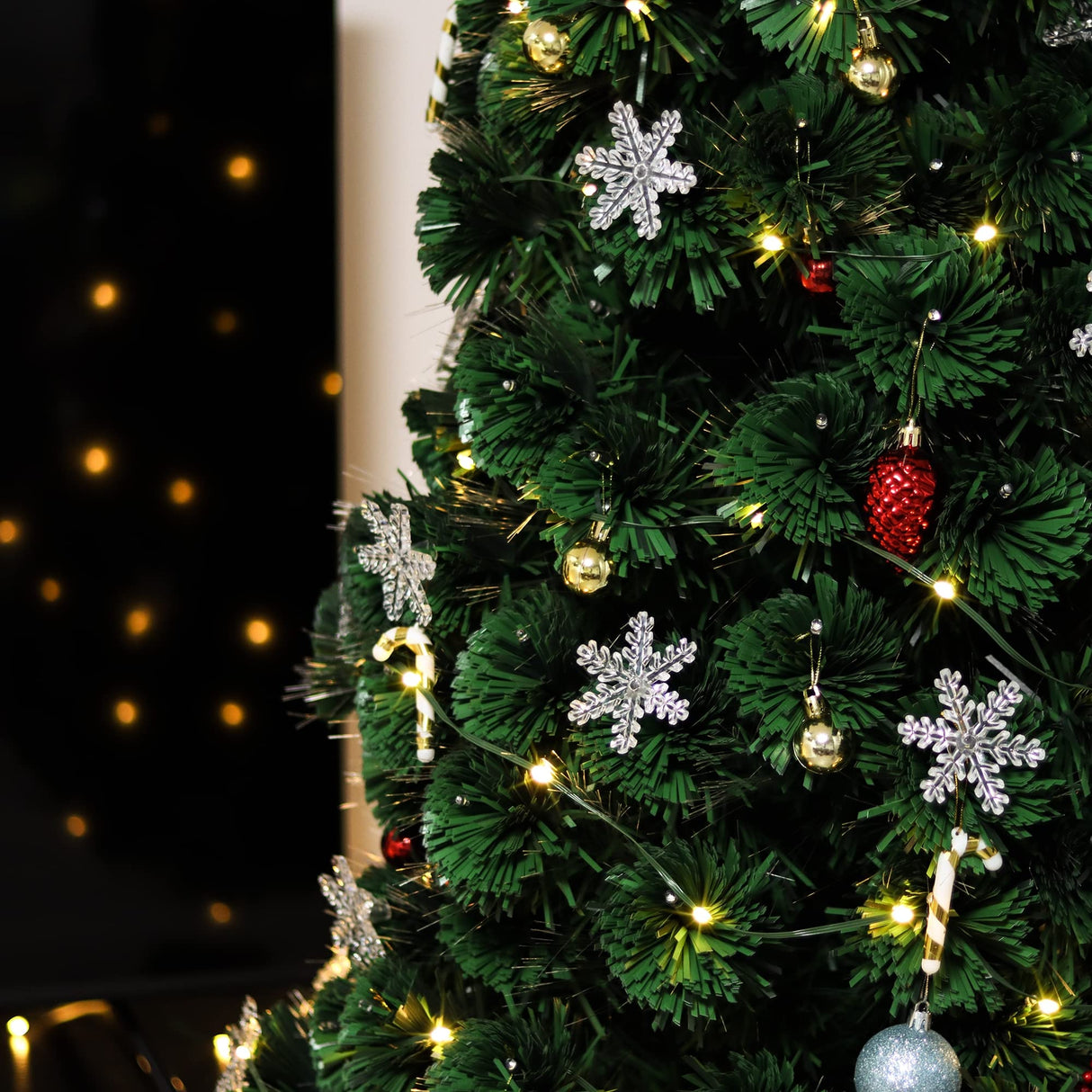 LJLNION 1000 LED Fairy String Lights, 328FT Long Outdoor Christmas Lights, Waterproof IP65 Green PVC Copper Wire Lights, 8 Lighting Modes Plug in for Xmas Tree Holiday Party Wedding Decor, Warm White LJLNION