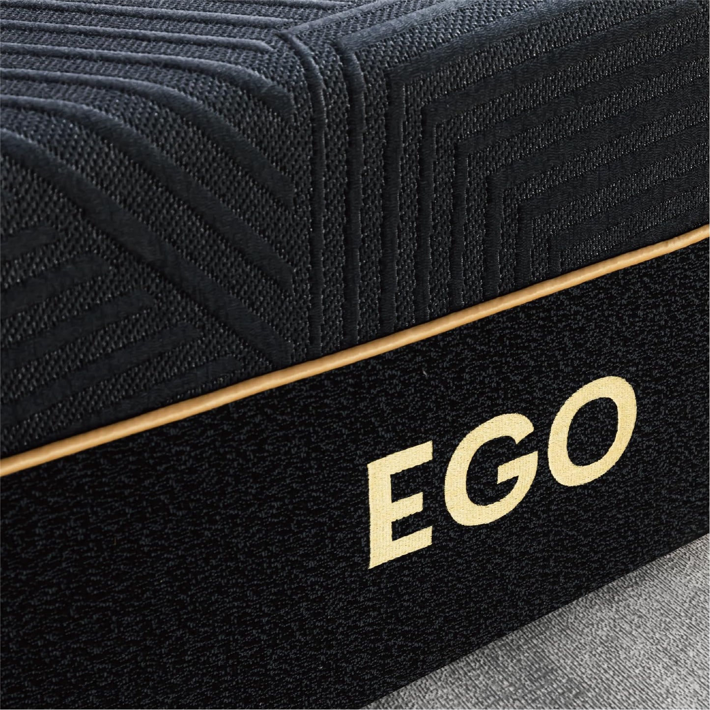 EGOHOME 14 Inch California King Memory Foam Mattress for Back Pain, Cooling Gel Mattress Bed in a Box, Made in USA, CertiPUR-US Certified, Therapeutic Medium Mattress, 72x84x14 Black