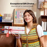 Caydo Bead Spinner with Bead Board, G1 Electric Channel Bracelet Jewelry Spinner Kit for Bracelets Designing and Making, Suitable for Pony Beads, Seed Beads, Round Glass Beads Caydo